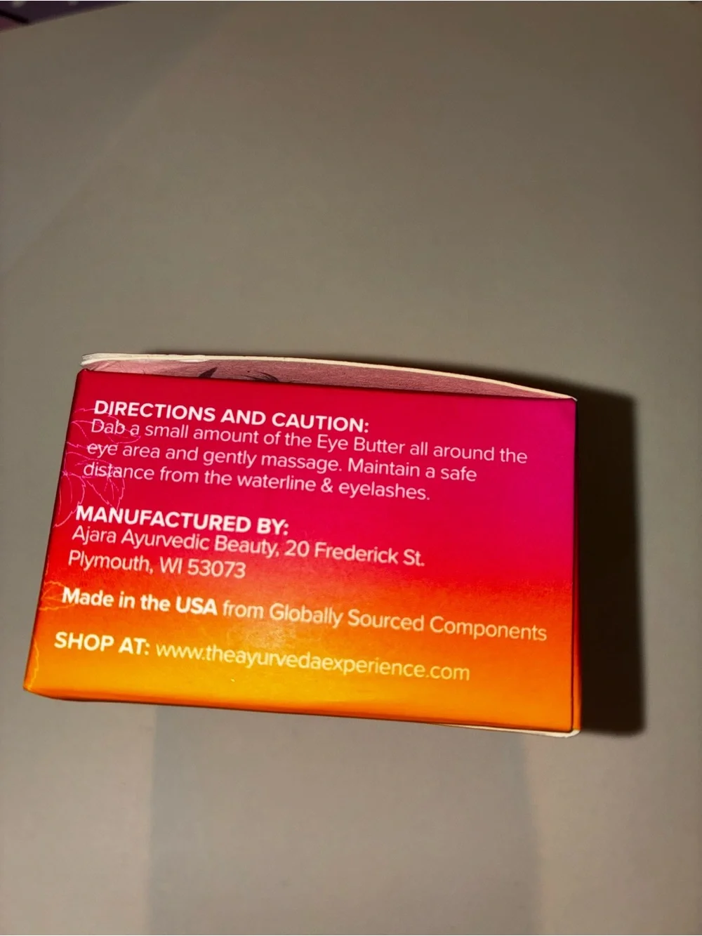 AJARA AGE DEFYING EYE BUTTER
